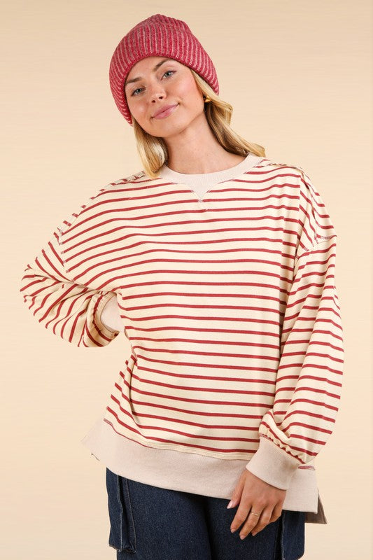 Stripe comfy casual