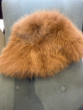 Load image into Gallery viewer, Xl large faux fur bucket hat
