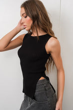 Load image into Gallery viewer, Side by side knit tank
