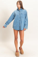 Load image into Gallery viewer, DZ denim Shacket
