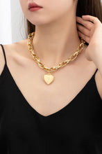 Load image into Gallery viewer, Puffy heart necklace
