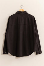 Load image into Gallery viewer, Black denim shacket
