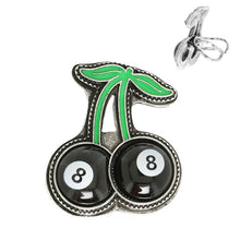 Load image into Gallery viewer, Eight ball cherry ring
