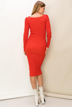 Load image into Gallery viewer, SCARLET KNIT DRESS LP
