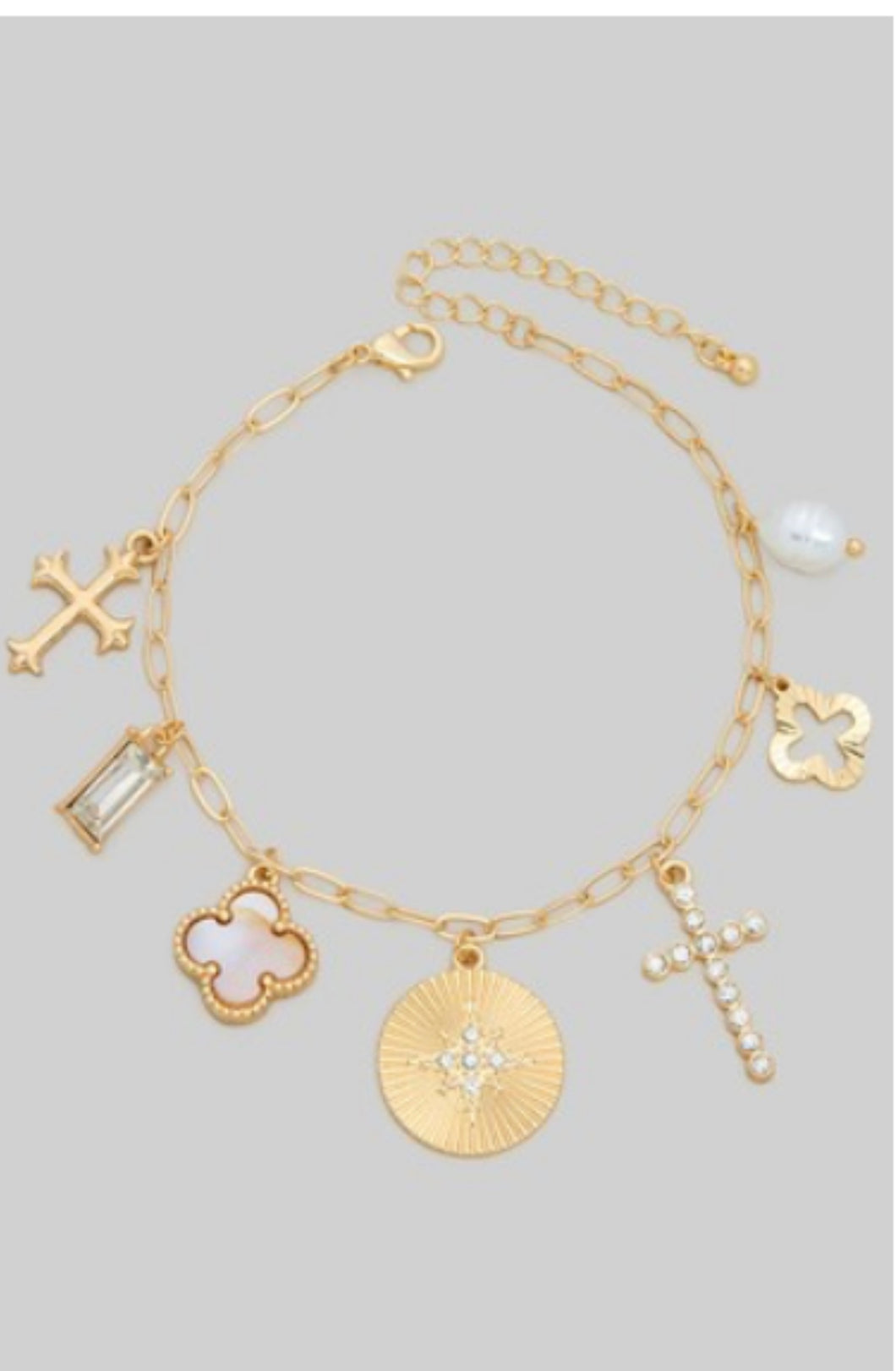 Clover charm Bracelt