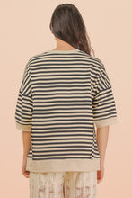 Load image into Gallery viewer, VJ stripe knit tee

