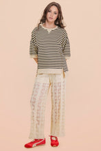 Load image into Gallery viewer, VJ stripe knit tee
