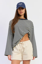 Load image into Gallery viewer, Freddy stripe long sleeves
