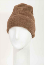 Load image into Gallery viewer, Fuzzy rolled beanie
