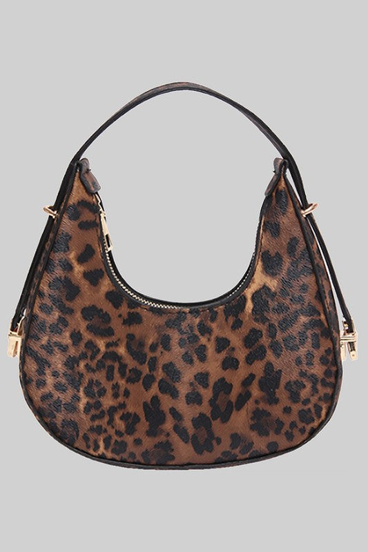 Leopard moon mini bag