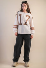 Load image into Gallery viewer, Varsity Henley top
