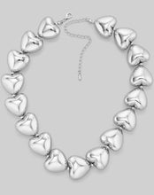 Load image into Gallery viewer, Bubble heart necklace
